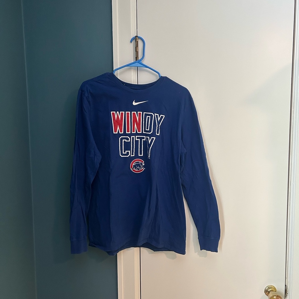 Nike Blue Chicago Cubs Windy City Short Sleeve Tee